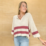 Magenta Splash Sweater