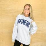 New England Crewneck Sweatshirt - Grey