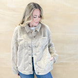 Teddy Khaki Jacket