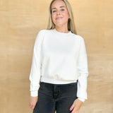 Ace Knit Sweater Top - Off White