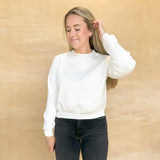 Ace Knit Sweater Top - Off White