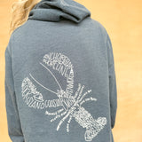 The P&P Lobster Hoodie - Navy